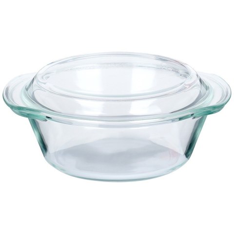 Naczynie żaroodporne z pokrywką szklane do zapiekania 1L + 270ml VILDE 259600 Naczynie żaroodporne z pokrywką szklane do zapiekania 1L + 270ml VILDE 259600