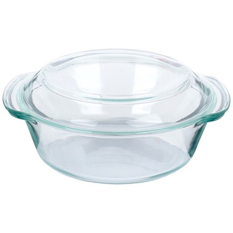Naczynie żaroodporne z pokrywką szklane do zapiekania 2L + 750ml VILDE 259602 Naczynie żaroodporne z pokrywką szklane do zapiekania 2L + 750ml VILDE 259602