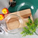 Naczynie żaroodporne z pokrywką szklane do zapiekania 2L + 750ml VILDE 259602 Naczynie żaroodporne z pokrywką szklane do zapiekania 2L + 750ml VILDE 259602