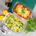 Naczynie żaroodporne z pokrywką szklane do zapiekania 3+1.5L VILDE 259603 Naczynie żaroodporne z pokrywką szklane do zapiekania 3+1.5L VILDE 259603