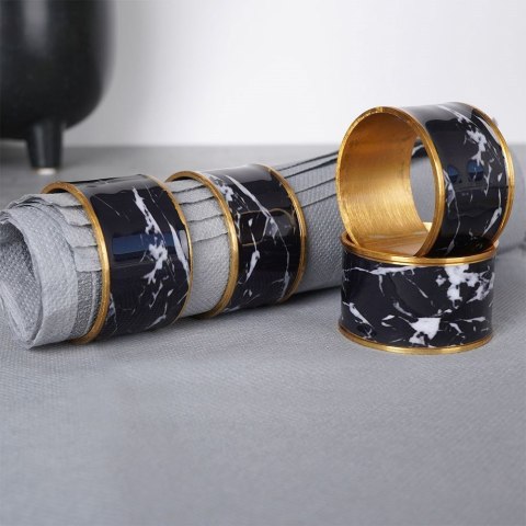 Obrączki pierścienie na serwetki metalowe obrączka 4.5cm 4 sztuki VILDE 139439 Obrączki pierścienie na serwetki metalowe obrączka 4.5cm 4 sztuki VILDE 139439