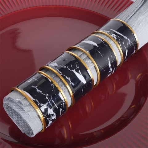 Obrączki pierścienie na serwetki metalowe obrączka 4.5cm 4 sztuki VILDE 139439 Obrączki pierścienie na serwetki metalowe obrączka 4.5cm 4 sztuki VILDE 139439