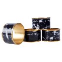 Obrączki pierścienie na serwetki metalowe obrączka 4.5cm 4 sztuki VILDE 139439 Obrączki pierścienie na serwetki metalowe obrączka 4.5cm 4 sztuki VILDE 139439