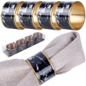 Obrączki pierścienie na serwetki metalowe obrączka 4.5cm 4 sztuki VILDE 139439 Obrączki pierścienie na serwetki metalowe obrączka 4.5cm 4 sztuki VILDE 139439