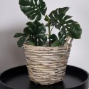 Osłona na doniczki osłonka wiklinowa niska beżowa doniczka 27x27cm VILDE 339168-S Osłona na doniczki osłonka wiklinowa niska beżowa doniczka 27x27cm VILDE 339168-S