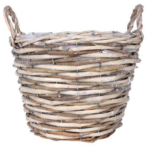 Osłona na doniczki osłonka wiklinowa niska beżowa doniczka 27x27cm VILDE 339168-S Osłona na doniczki osłonka wiklinowa niska beżowa doniczka 27x27cm VILDE 339168-S