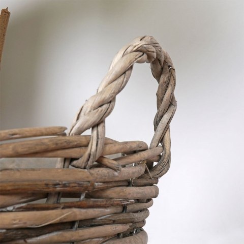 Osłona na doniczki osłonka wiklinowa niska beżowa doniczka 27x27cm VILDE 339168-S Osłona na doniczki osłonka wiklinowa niska beżowa doniczka 27x27cm VILDE 339168-S