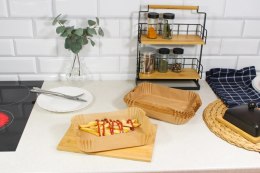 Papier do pieczenia wkład foremka do air fryer frytkownicy 22x14cm 100 sztuk BRUNBESTE BB-3761