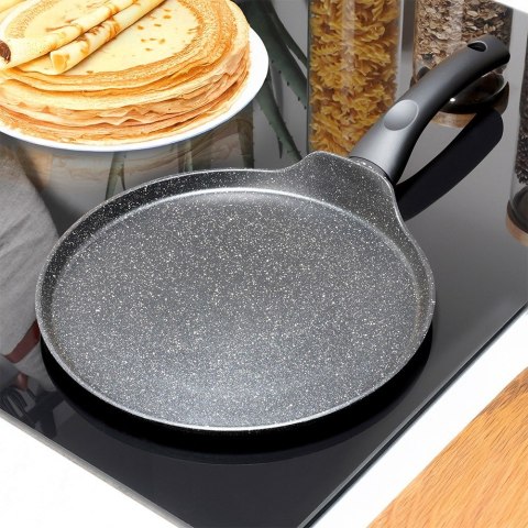 Patelnia do naleśników naleśnikowa granitowa BLACK LINE 26 cm VILDE 199078 Patelnia do naleśników naleśnikowa granitowa BLACK LINE 26 cm VILDE 199078