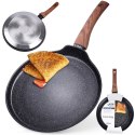 Patelnia do naleśników naleśnikowa granitowa BLACK&WOOD 24 cm VILDE 199055
