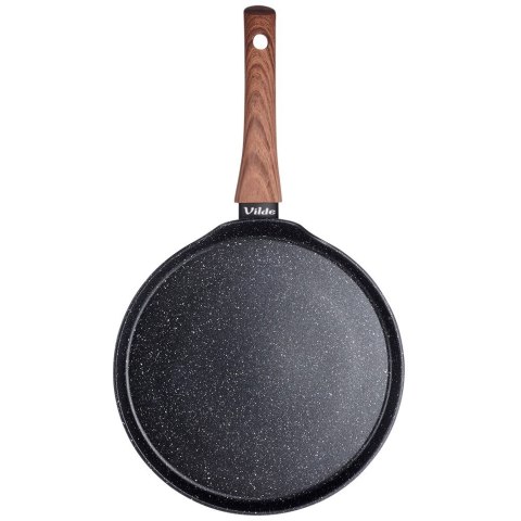 Patelnia do naleśników naleśnikowa granitowa BLACK&WOOD 24 cm VILDE 199055 Patelnia do naleśników naleśnikowa granitowa BLACK&WOOD 24 cm VILDE 199055