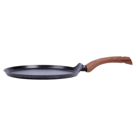 Patelnia do naleśników naleśnikowa granitowa BLACK&WOOD 24 cm VILDE 199055 Patelnia do naleśników naleśnikowa granitowa BLACK&WOOD 24 cm VILDE 199055