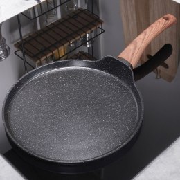 Patelnia do naleśników naleśnikowa granitowa BLACK&WOOD 26 cm VILDE 199010