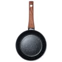 Patelnia granitowa nieprzywierająca indukcja NON-STICK BLACK&WOOD 16 cm VILDE 199058 Patelnia granitowa nieprzywierająca indukcja NON-STICK BLACK&WOOD 16 cm VILDE 199058