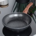 Patelnia granitowa nieprzywierająca indukcja NON-STICK BLACK&WOOD 20 cm VILDE 199059 Patelnia granitowa nieprzywierająca indukcja NON-STICK BLACK&WOOD 20 cm VILDE 199059