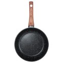 Patelnia granitowa nieprzywierająca indukcja NON-STICK BLACK&WOOD 20 cm VILDE 199059 Patelnia granitowa nieprzywierająca indukcja NON-STICK BLACK&WOOD 20 cm VILDE 199059