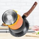 Patelnia granitowa nieprzywierająca indukcja NON-STICK BLACK&WOOD 20 cm VILDE 199059 Patelnia granitowa nieprzywierająca indukcja NON-STICK BLACK&WOOD 20 cm VILDE 199059