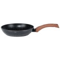 Patelnia granitowa nieprzywierająca indukcja NON-STICK BLACK&WOOD 20 cm VILDE 199059 Patelnia granitowa nieprzywierająca indukcja NON-STICK BLACK&WOOD 20 cm VILDE 199059