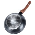 Patelnia granitowa nieprzywierająca indukcja NON-STICK BLACK&WOOD 20 cm VILDE 199059 Patelnia granitowa nieprzywierająca indukcja NON-STICK BLACK&WOOD 20 cm VILDE 199059
