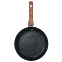 Patelnia granitowa nieprzywierająca indukcja NON-STICK BLACK&WOOD 24 cm VILDE 199060 Patelnia granitowa nieprzywierająca indukcja NON-STICK BLACK&WOOD 24 cm VILDE 199060