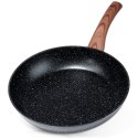 Patelnia granitowa nieprzywierająca indukcja NON-STICK BLACK&WOOD 26 cm VILDE 199061 Patelnia granitowa nieprzywierająca indukcja NON-STICK BLACK&WOOD 26 cm VILDE 199061