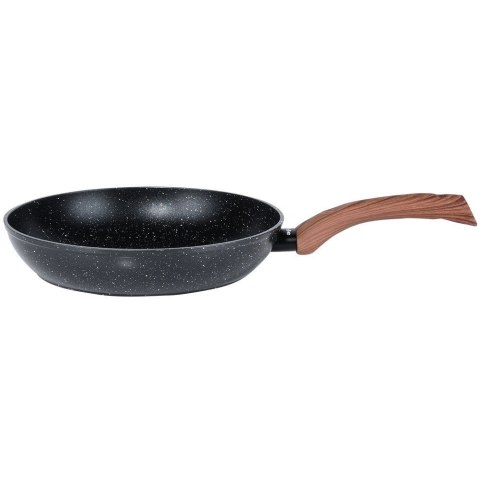 Patelnia granitowa nieprzywierająca indukcja NON-STICK BLACK&WOOD 26 cm VILDE 199061 Patelnia granitowa nieprzywierająca indukcja NON-STICK BLACK&WOOD 26 cm VILDE 199061