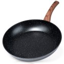 Patelnia granitowa nieprzywierająca indukcja NON-STICK BLACK&WOOD duża 30 cm VILDE 199063 Patelnia granitowa nieprzywierająca indukcja NON-STICK BLACK&WOOD duża 30 cm VILDE 199063