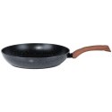 Patelnia granitowa nieprzywierająca indukcja NON-STICK BLACK&WOOD duża 30 cm VILDE 199063 Patelnia granitowa nieprzywierająca indukcja NON-STICK BLACK&WOOD duża 30 cm VILDE 199063