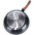 Patelnia granitowa nieprzywierająca indukcja NON-STICK BLACK&WOOD duża 30 cm VILDE 199063 Patelnia granitowa nieprzywierająca indukcja NON-STICK BLACK&WOOD duża 30 cm VILDE 199063