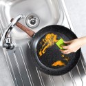 Patelnia granitowa nieprzywierająca indukcja NON-STICK BLACK&WOOD duża 32 cm VILDE 199064 Patelnia granitowa nieprzywierająca indukcja NON-STICK BLACK&WOOD duża 32 cm VILDE 199064