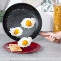 Patelnia granitowa nieprzywierająca indukcja NON-STICK BLACK&WOOD duża 32 cm VILDE 199064 Patelnia granitowa nieprzywierająca indukcja NON-STICK BLACK&WOOD duża 32 cm VILDE 199064