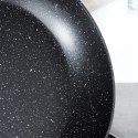 Patelnia granitowa nieprzywierająca indukcja NON-STICK BLACK&WOOD duża 32 cm VILDE 199064 Patelnia granitowa nieprzywierająca indukcja NON-STICK BLACK&WOOD duża 32 cm VILDE 199064