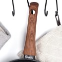 Patelnia granitowa nieprzywierająca indukcja NON-STICK BLACK&WOOD duża 32 cm VILDE 199064 Patelnia granitowa nieprzywierająca indukcja NON-STICK BLACK&WOOD duża 32 cm VILDE 199064
