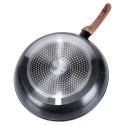 Patelnia granitowa nieprzywierająca indukcja NON-STICK BLACK&WOOD duża 32 cm VILDE 199064 Patelnia granitowa nieprzywierająca indukcja NON-STICK BLACK&WOOD duża 32 cm VILDE 199064
