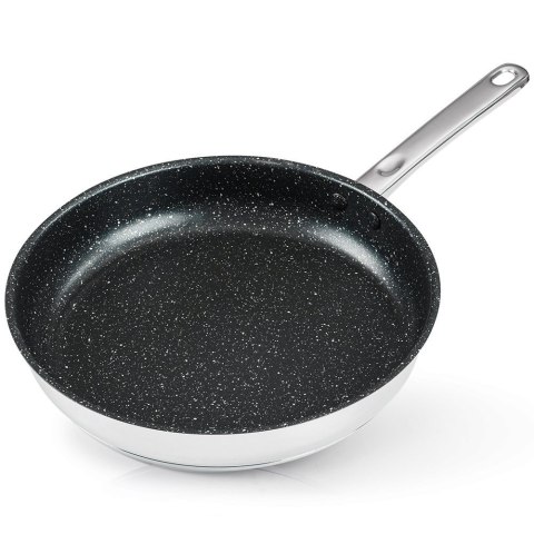 Patelnia stalowa ze stali nierdzewnej nieprzywierająca indukcja 28 cm VILDE 199019 Patelnia stalowa ze stali nierdzewnej nieprzywierająca indukcja 28 cm VILDE 199019