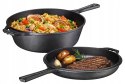 Patelnia żeliwna 2w1 26 cm KRISBERG KS-7703