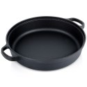 Patelnia żeliwna głęboka indukcja ciężka CAST LINE 30 cm 3.5L VILDE 199070 Patelnia żeliwna głęboka indukcja ciężka CAST LINE 30 cm 3.5L VILDE 199070