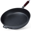 Patelnia żeliwna indukcja na indukcję ciężka CAST LINE duża 30 cm VILDE 199043 Patelnia żeliwna indukcja na indukcję ciężka CAST LINE duża 30 cm VILDE 199043