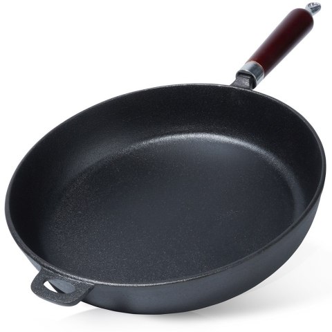 Patelnia żeliwna indukcja na indukcję ciężka CAST LINE duża 30 cm VILDE 199043 Patelnia żeliwna indukcja na indukcję ciężka CAST LINE duża 30 cm VILDE 199043
