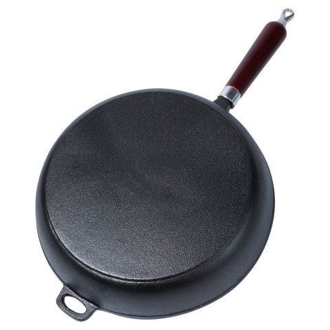 Patelnia żeliwna indukcja na indukcję ciężka CAST LINE duża 30 cm VILDE 199043 Patelnia żeliwna indukcja na indukcję ciężka CAST LINE duża 30 cm VILDE 199043