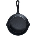 Patelnia żeliwna z nakładką silikonową na indukcję ciężka CAST LINE 20 cm VILDE 199034 Patelnia żeliwna z nakładką silikonową na indukcję ciężka CAST LINE 20 cm VILDE 199034