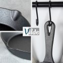 Patelnia żeliwna z nakładką silikonową na indukcję ciężka CAST LINE 20 cm VILDE 199034 Patelnia żeliwna z nakładką silikonową na indukcję ciężka CAST LINE 20 cm VILDE 199034