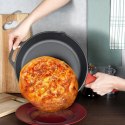 Patelnia żeliwna z silikonową nakładką na indukcję ciężka CAST LINE duża 30 cm VILDE 199036 Patelnia żeliwna z silikonową nakładką na indukcję ciężka CAST LINE duża 30 cm VILDE 199036