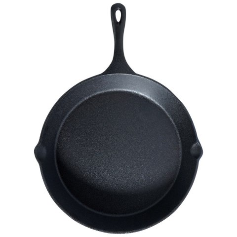 Patelnia żeliwna z silikonową nakładką na indukcję ciężka CAST LINE duża 30cm VILDE 199037 Patelnia żeliwna z silikonową nakładką na indukcję ciężka CAST LINE duża 30cm VILDE 199037