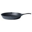Patelnia żeliwna z silikonową nakładką na indukcję ciężka CAST LINE duża 30cm VILDE 199037 Patelnia żeliwna z silikonową nakładką na indukcję ciężka CAST LINE duża 30cm VILDE 199037