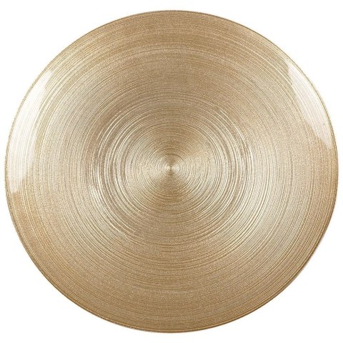 Patera na ciasto babeczki owoce tort szklana złota na nóżce 28cm VILDE 139268 Patera na ciasto babeczki owoce tort szklana złota na nóżce 28cm VILDE 139268
