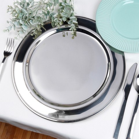 Podtalerz dekoracyjny stalowy srebrny HOME STYLING COLLECTION 153411
