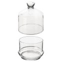 Pojemnik na cytrynę szklany z kloszem pokrywką 9x12 cm LAV 127575