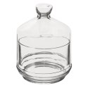 Pojemnik na cytrynę szklany z kloszem pokrywką 9x12 cm LAV 127575