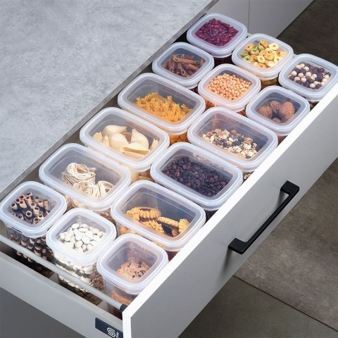 Pojemnik na produkty sypkie suche makaron sól cukier z pokrywką 1.85L VILDE 229147 Pojemnik na produkty sypkie suche makaron sól cukier z pokrywką 1.85L VILDE 229147